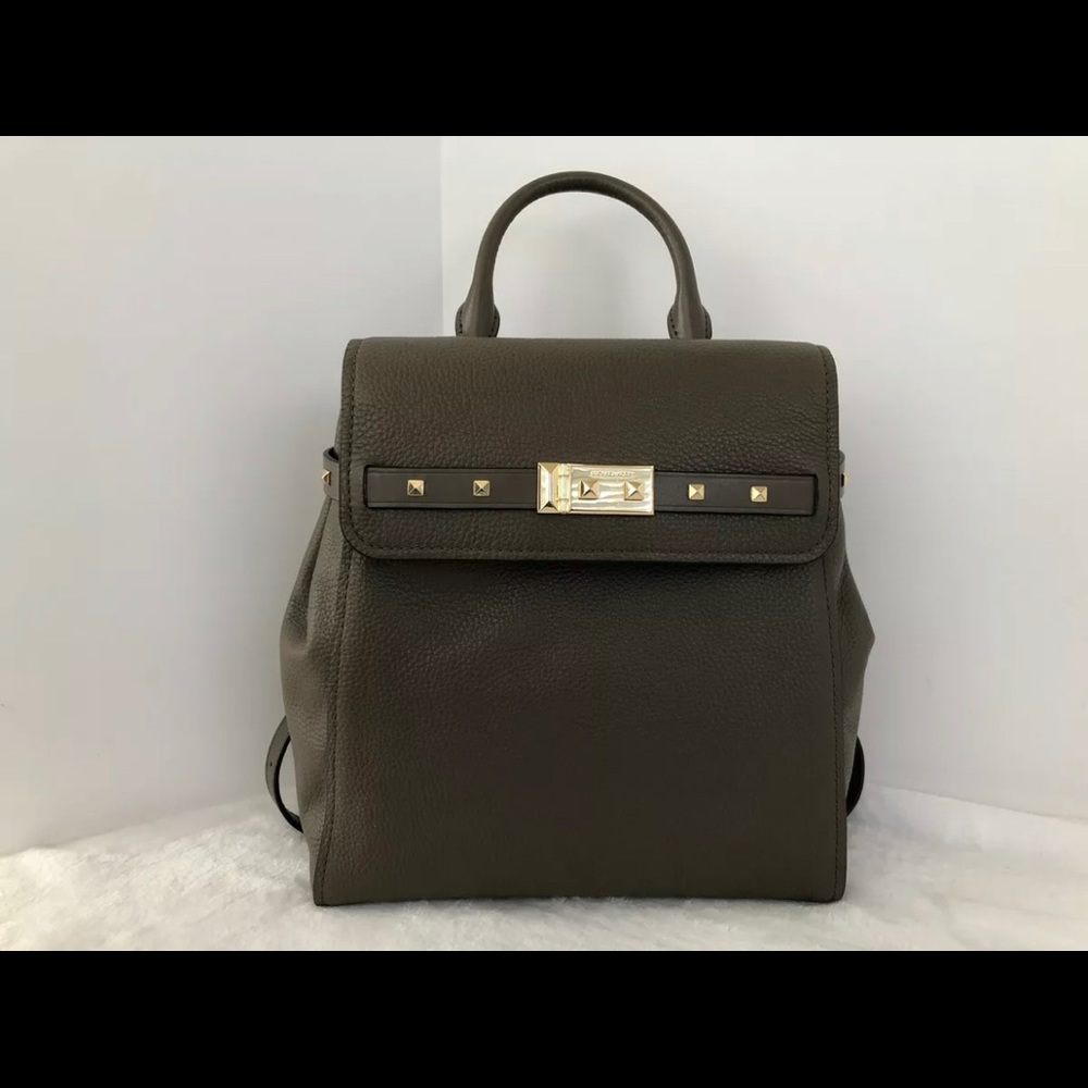 Michael Kors Addison Medium Leather Backpack